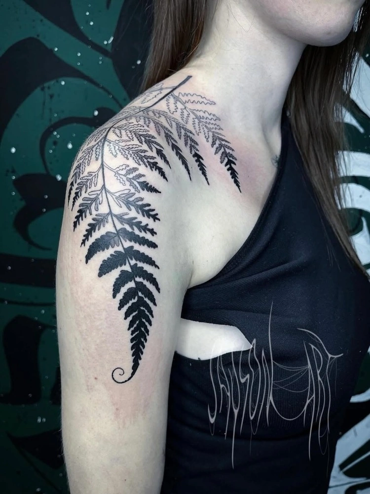 Blackwork tetování od Alexe – TX5 Olomouc, ukázka 6