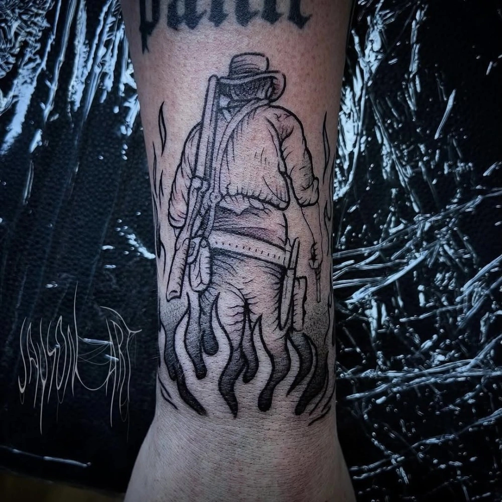 Blackwork tetování od Alexe – TX5 Olomouc, ukázka 8