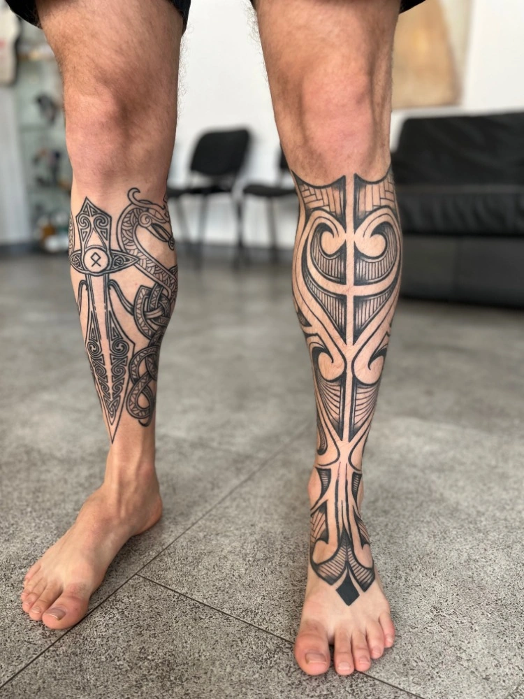 Blackwork tetování od Martina Bunny – TX5 Olomouc, ukázka 11