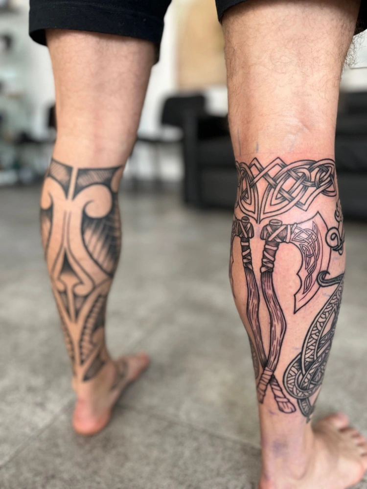 Blackwork tetování od Martina Bunny – TX5 Olomouc, ukázka 12