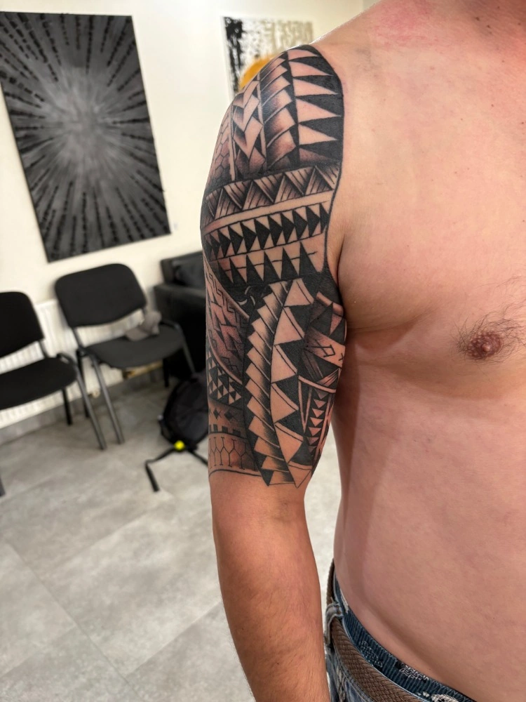 Blackwork tetování od Martina Bunny – TX5 Olomouc, ukázka 21
