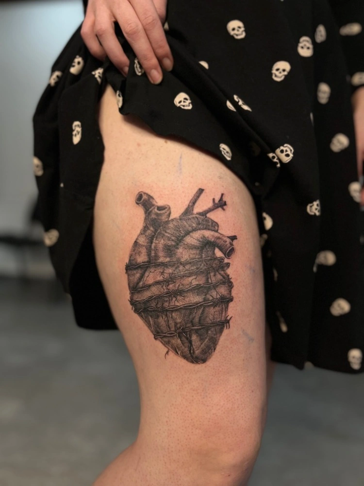 Blackwork tetování od Martina Bunny – TX5 Olomouc, ukázka 24