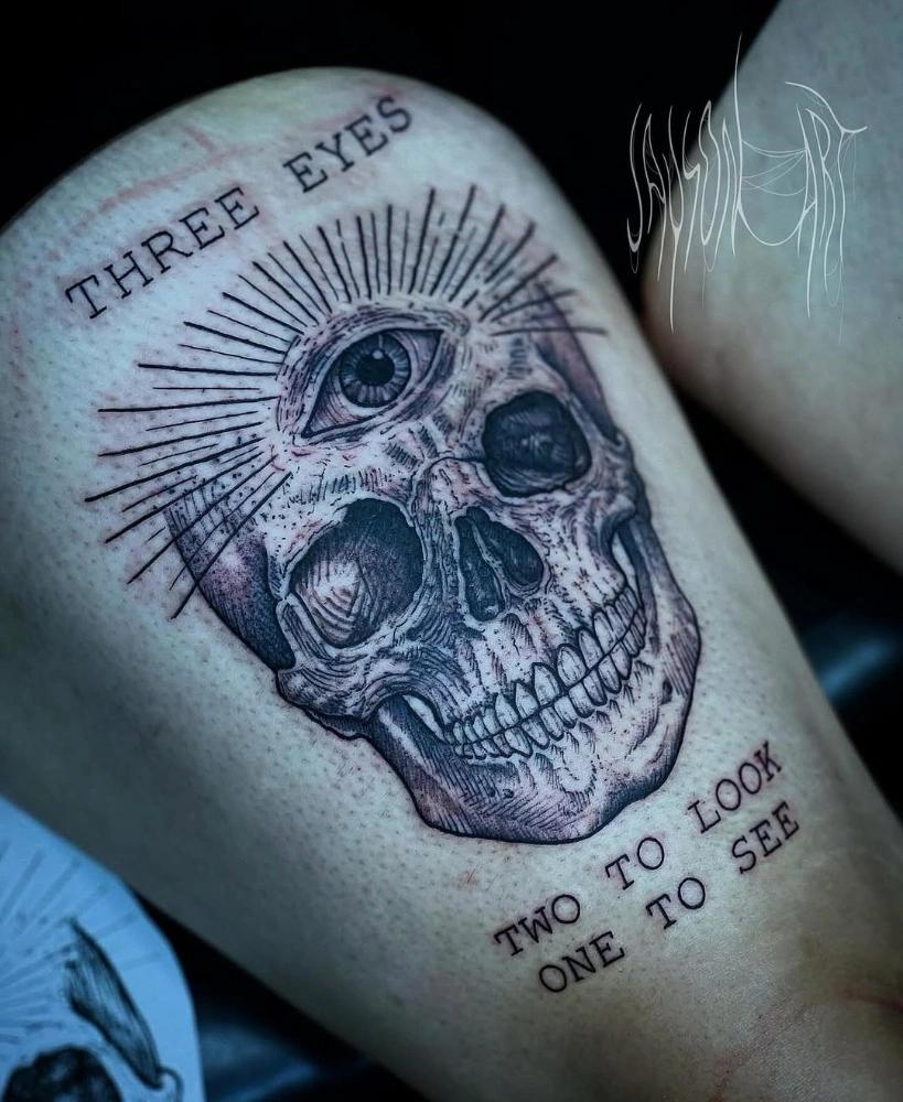 Blackwork tetování od Alexe – TX5 Olomouc, ukázka 12