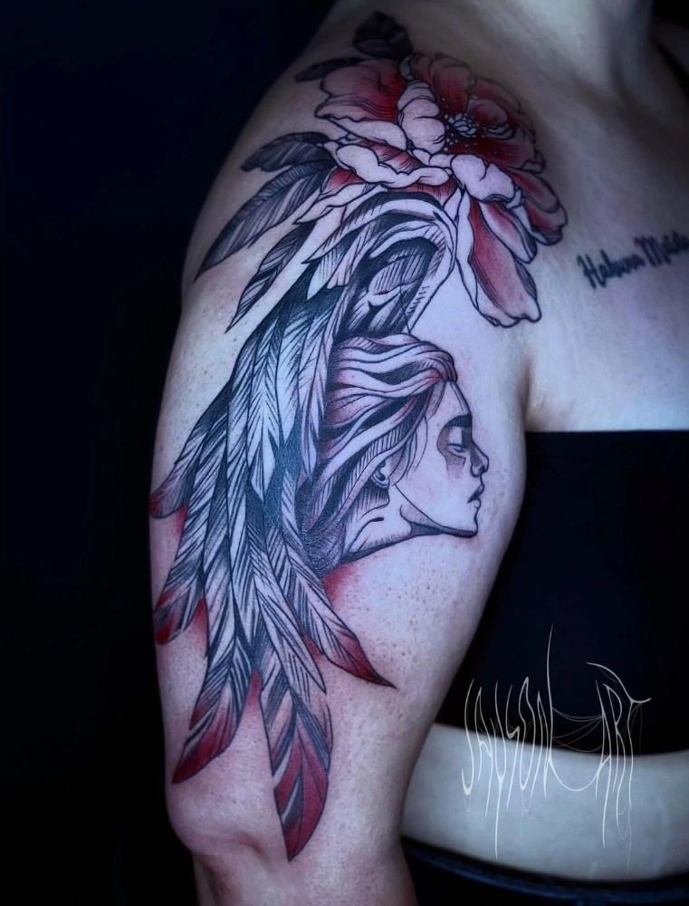 Blackwork tetování od Alexe – TX5 Olomouc, ukázka 13