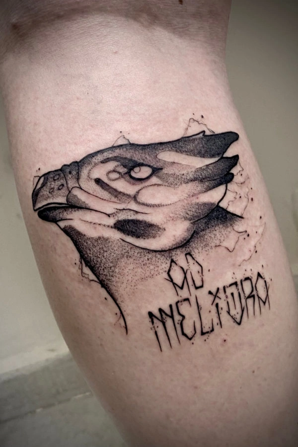 Blackwork dotwork tetování od Teda – TX5 Olomouc, ukázka 1