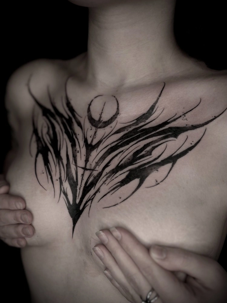 Blackwork dotwork tetování od Teda – TX5 Olomouc, ukázka 12