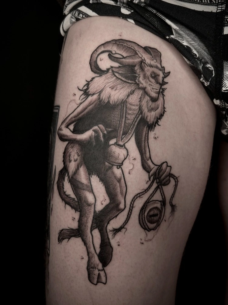 Blackwork dotwork tetování od Teda – TX5 Olomouc, ukázka 14
