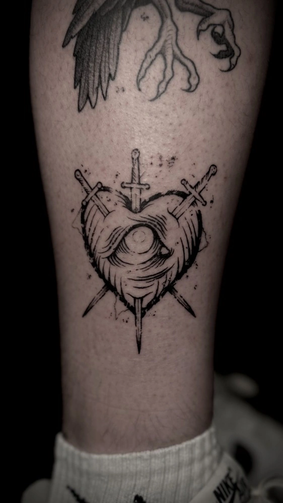 Blackwork dotwork tetování od Teda – TX5 Olomouc, ukázka 15