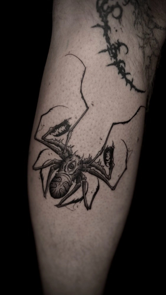 Blackwork dotwork tetování od Teda – TX5 Olomouc, ukázka 17