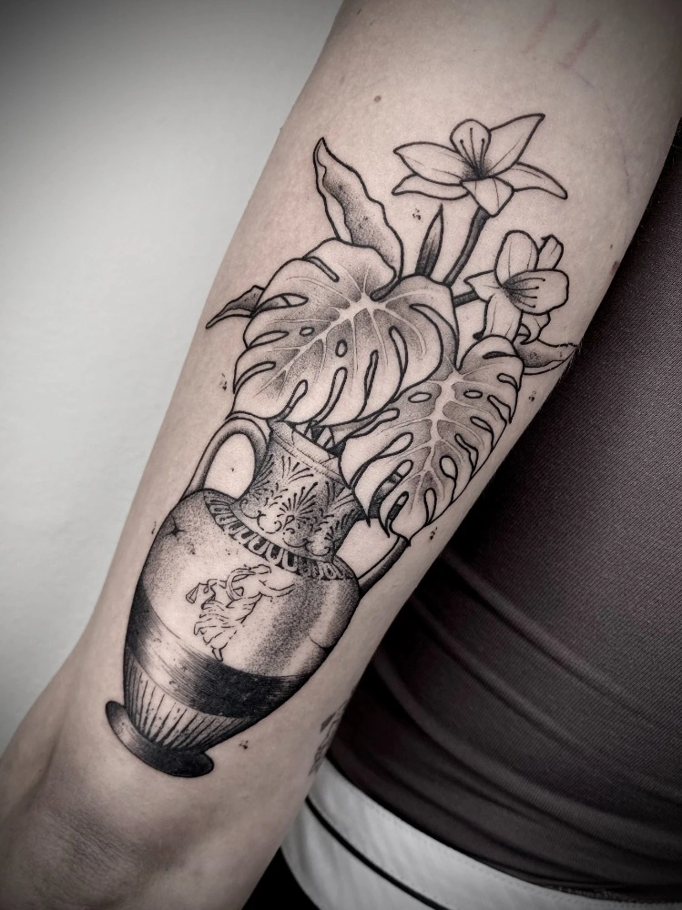 Blackwork dotwork tetování od Teda – TX5 Olomouc, ukázka 18