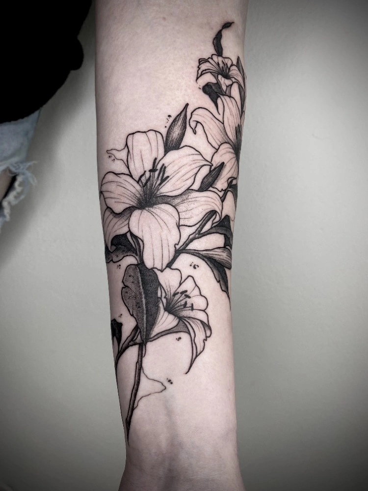 Blackwork dotwork tetování od Teda – TX5 Olomouc, ukázka 19