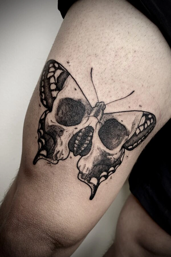 Blackwork dotwork tetování od Teda – TX5 Olomouc, ukázka 4