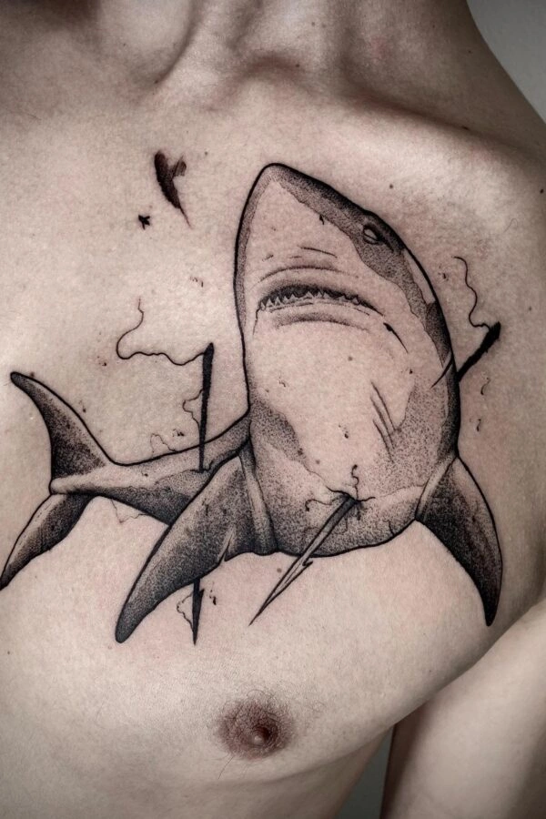 Blackwork dotwork tetování od Teda – TX5 Olomouc, ukázka 9